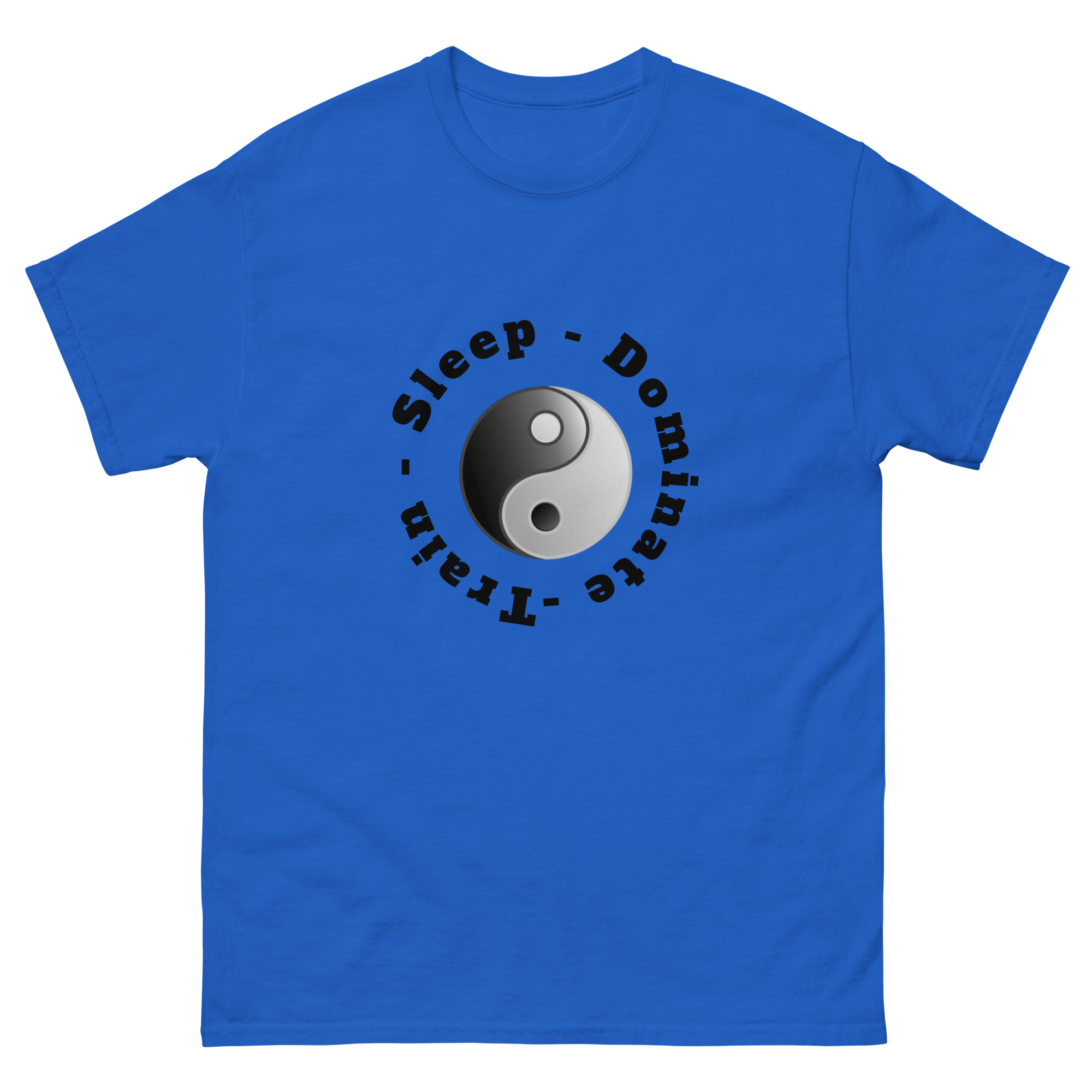 sleep, train, dominate - martial arts tshirt - Image 3