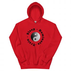 Train, sleep, dominate - martial arts hoodie