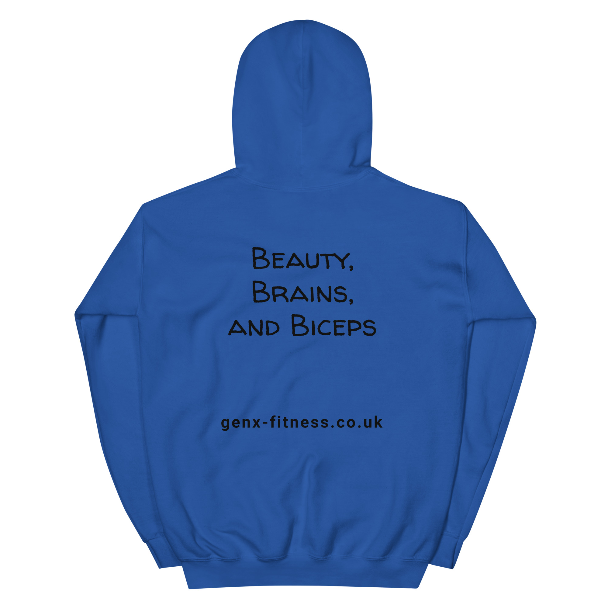 Beauty, brains, biceps hoodie - Image 5